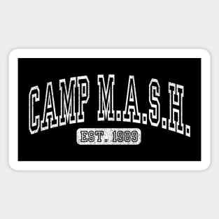 Camp MASH Yearbook Vintage white Sticker